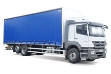 Van Hire Ashington - 26 Tonne Curtain Side Lorry - Truck hire Ashington